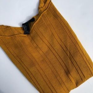 mustard yellow forever21 tee